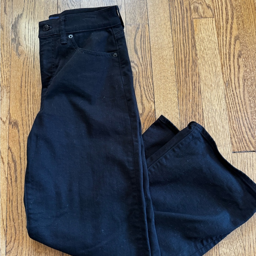 J. Crew Deep Black wide-leg crop